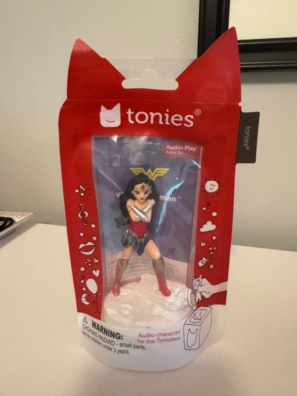 🆕 Tonies Wonder Woman Audio Figure - Red Packaging 🆕